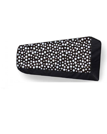 Air Conditioner Cover White Doted